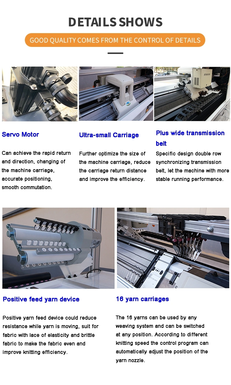 Compterized Collar Jacquard Knitting Machine